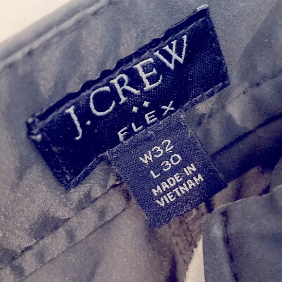 J Crew Flex slim steel gray pants 32-30 - Picture 4 of 8